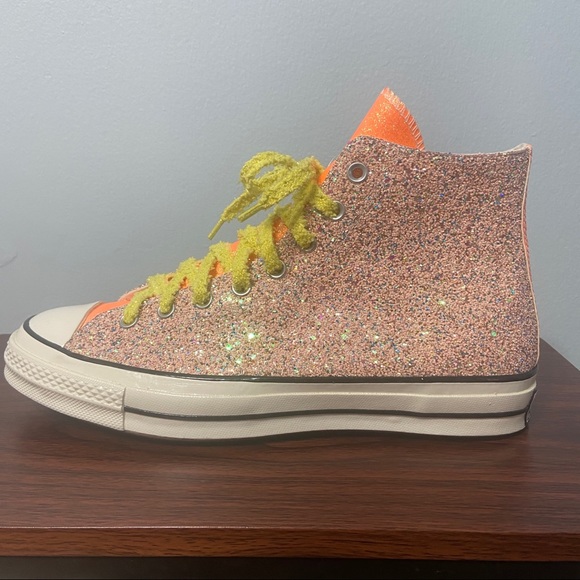 #34 Converse J W Anderson Chuck Taylor glitter High Top Sneaker Mens 11 - Picture 6 of 16